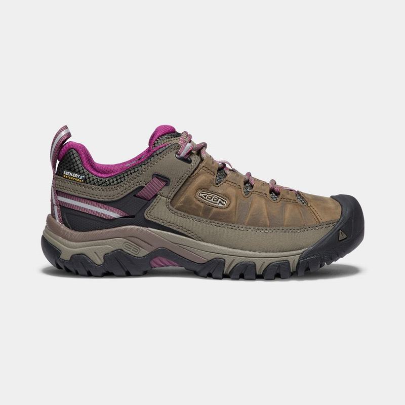 Cheap Keen Targhee III Waterproof Womens Hiking Shoes Brown (6349-QBECT)